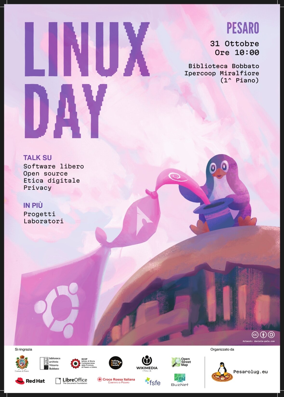 locandina Linux Day 2026 a Pesaro